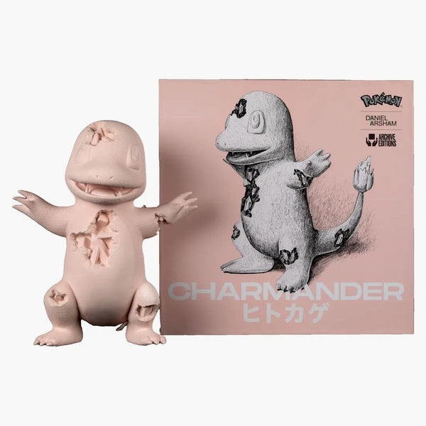 Daniel Arsham x Pokemon Crystalized Charmander Figure (vydání 500) Pink
