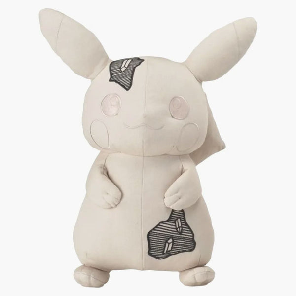 Daniel Arsham x Pokemon Pikachu Velká plyšová béžová