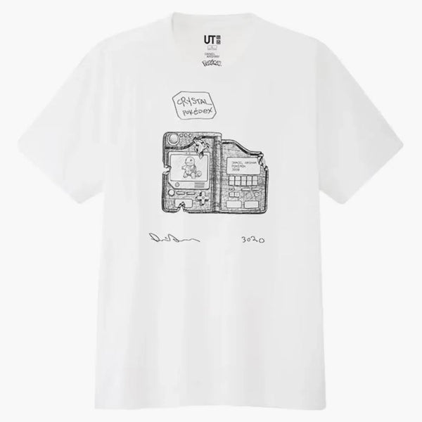 Daniel Arsham x Pokemon x Uniqlo Crystal Pokedex Tee White
