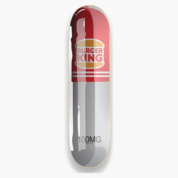 Denial Burger King Pill Pill Skateboard Deck (ediția din 50)