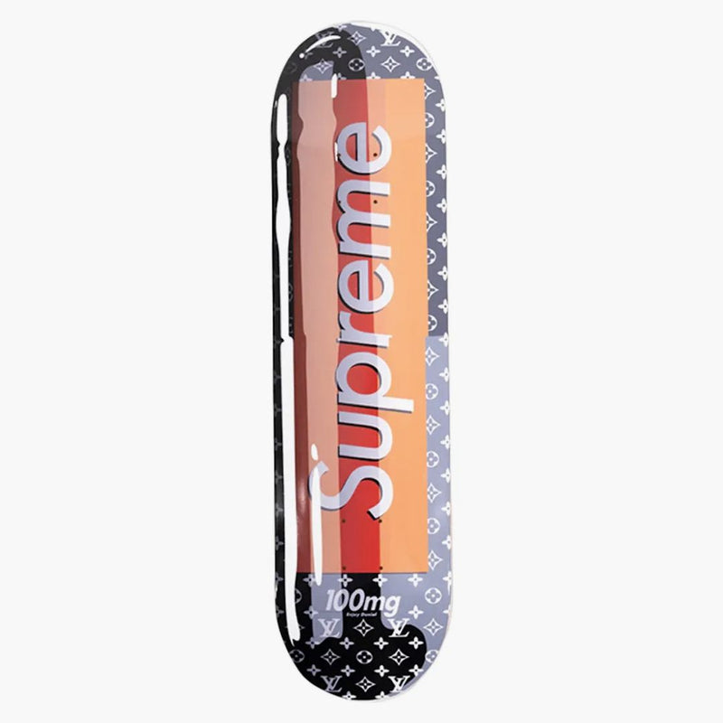 Denial Supreme Vuitton Smashup Pill Skateboard Deck (ediția din 100) Negru