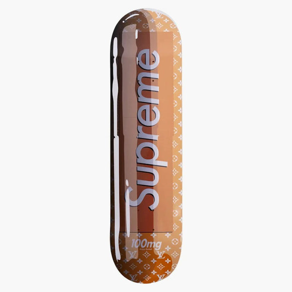 Denial Supreme Vuitton Smashup Pill Skateboard Deck (ediția 25) Orange