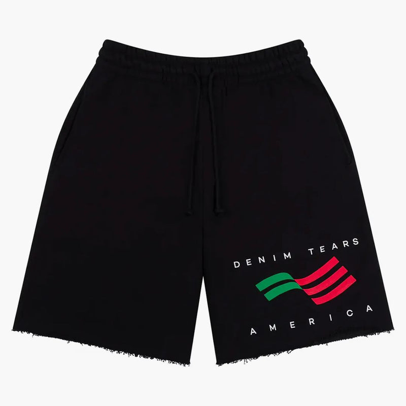 Džínové slzy America Sportswear Shorts Black