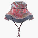 Denim Tears Big Chief Demond Denim Plantation Hat Red/multicolor