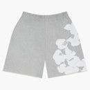 Denim Tears Big Cotton Wreath Sweat Shorts Grey