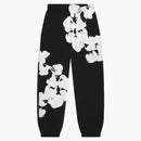 Denim Tears Big Cotton Wreath Sweatpants Black