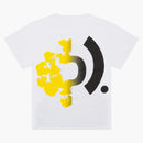 Lágrimas de mezclilla Bstroy lágrimas corona hecha de camiseta de algodón blanco