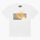 Lágrimas de mezclilla quema té blanco blanco