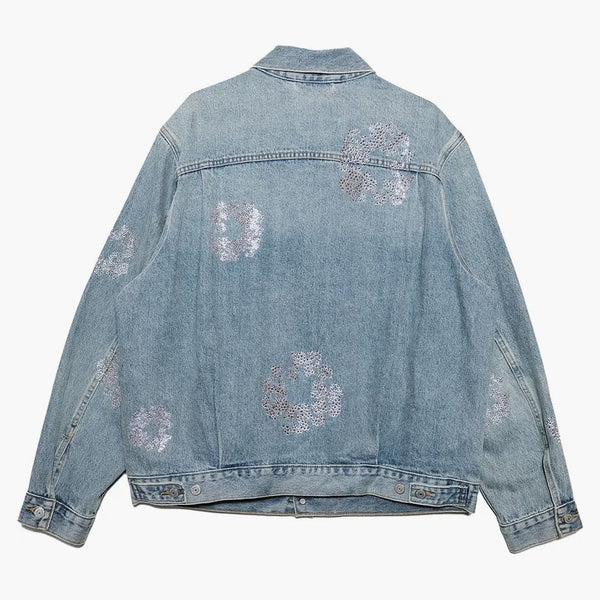 Denim tårar byst tårar typ 2 jacka lätt tvätt