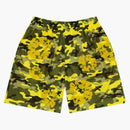 Denim Tears Camo Cotton Wreath Mesh Shorts Yellow