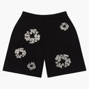 Denim Tears Cashmere Swarovski Cotton Wreath Shorts Black