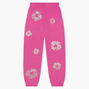 Denim Tears Cashmere Swarovski Cotton Wreath Sweatpants Pink