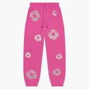 Denim Tears Cashmere Swarovski Cotton Wreath Sweatpants Pink