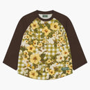 Denim Tears Cotton Gingham Baseball Tee Multicolor