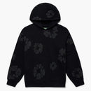 Denim Tears Cotton Wreath Hoodie Black Monochrome