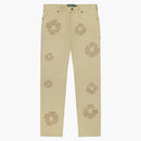 Denim Tears Cotton Wreat Leather Pants beige