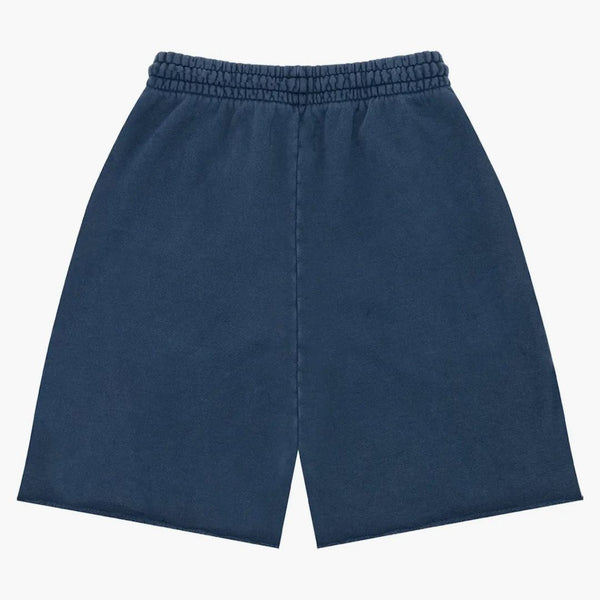 Džínové slzy denim univerzitní šortky námořnictva