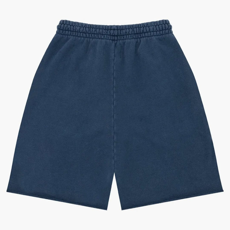 Džínové slzy denim univerzitní šortky námořnictva