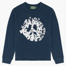 Denim Tears Denim University Thermal L/S Tea Navy