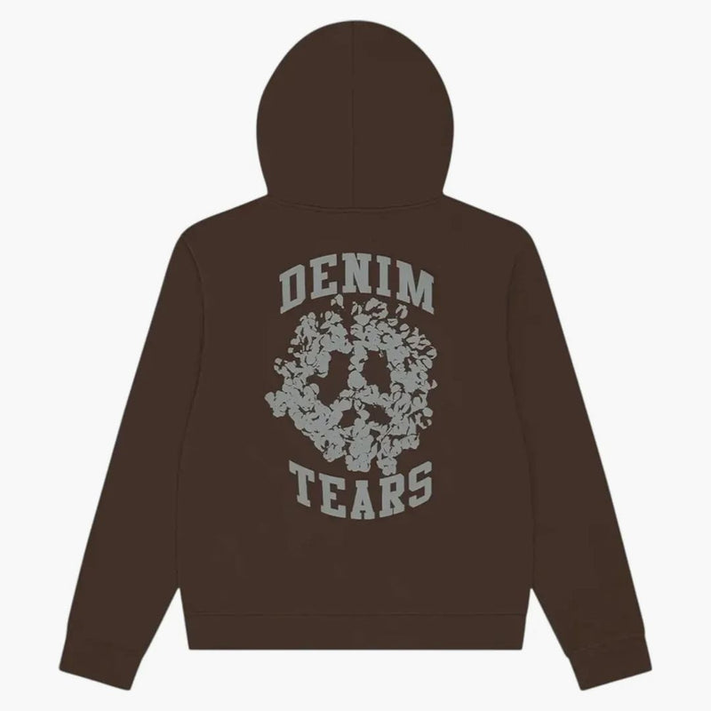 Denim Tears Denim University Zip Hoodie Brown