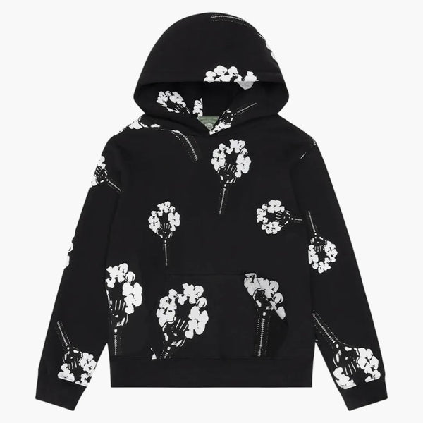 Denim Tears Hardies Tears Fist Wreath Hoodie Black