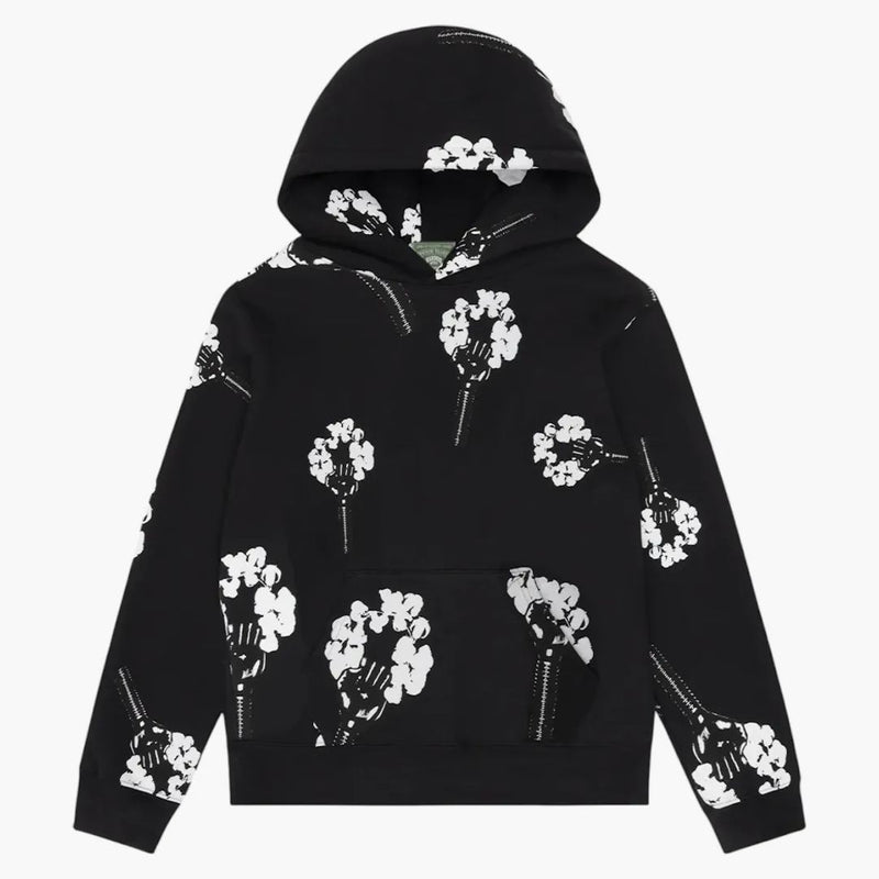 Denim Tears Hardies Tears Fist Wreath Hoodie Black