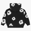 Denim Tears Kids Cotton Wreath Zip Hoodie Black