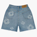 Džínovina slzy laserový věnec džínovina krátká modrá