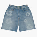 Džínovina slzy laserový věnec džínovina krátká modrá