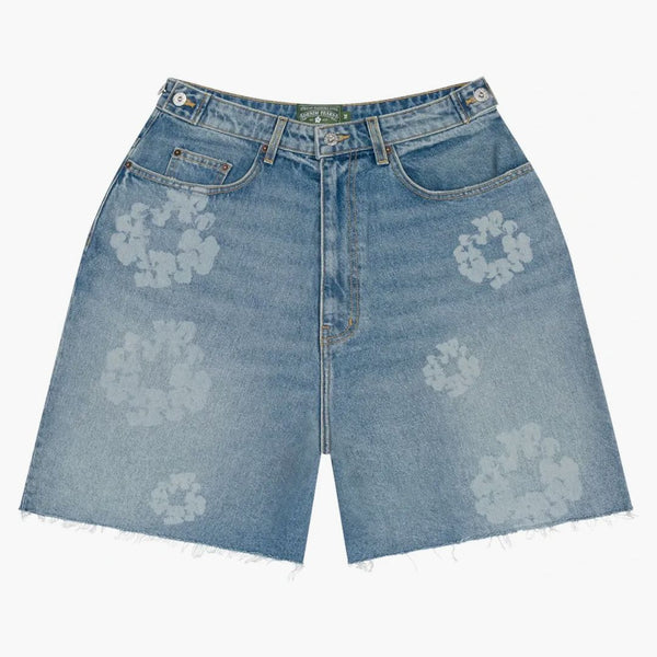 Denim Tears Laser Wreath Denim Short Blue