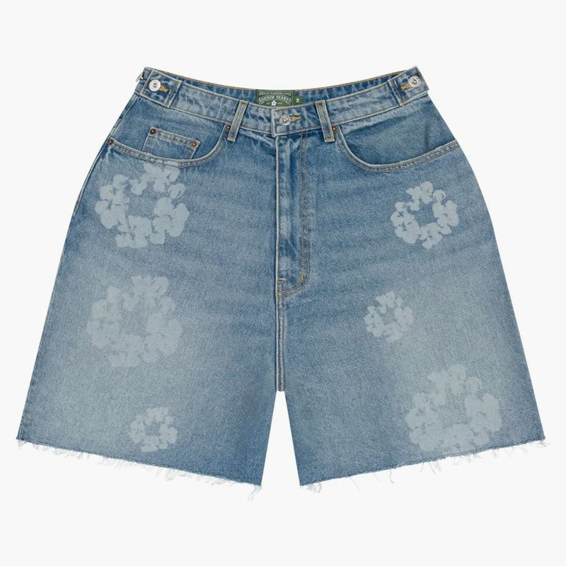 Denim Tears Laser Wreath Denim Short Blue