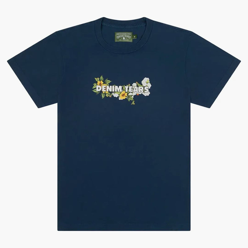 Denim Tears Logo Tea Navy