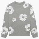Denim Tears Long Sleeve Cotton Wreath T-shirt Grey