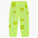 Denim Tears Mono Cotton Wreath Sweatpants Neon Green