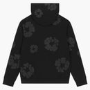 Denim Tears Mono Wreath Hoodie Black