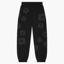 Džínové slzy mono věnec tepláky černé