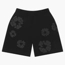 Denim Tears Mono Wreath Sweatshorts Black