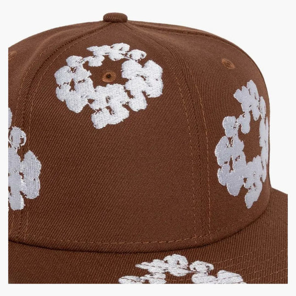 Denim tårar New Era Cotton Wreath 59/50 Cap Brown