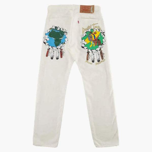 Denim tårar onia jean vit
