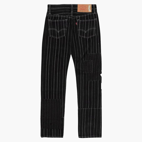 Denim tårar fred lapptäcke 501 byxa svart
