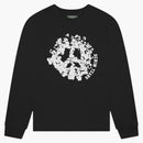 Denim Tears Peace Wreath Long Sleeve Tee Black
