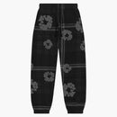 Denim Tears Plaid Cotton Wreath Sweatpants Black