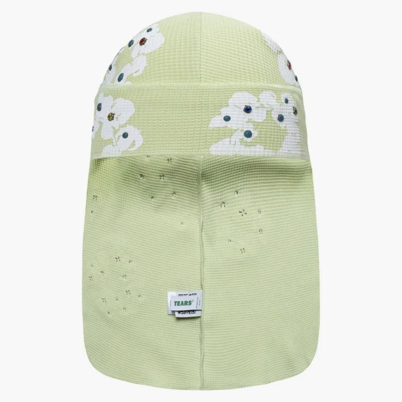 Denim Tears Rhinestone Cotton Wreath Durag Mint