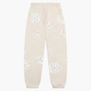 Denim Tears Rhinestone Cotton Wreath Sweatpants Oatmeal