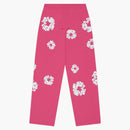 Denim Tears Rhinestone Cotton Wreath Sweatpants Pink
