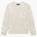 Denim Tears Rhinestone Cotton Wreath Thermal Oatmeal