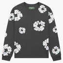 Lágrimas de mezclilla corona de algodón de diamantes de diez rianas vintage vintage negro