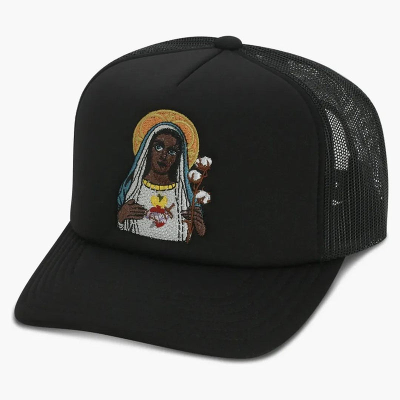 Denim slzy Svatý Mary Southern Man Trucker má černou