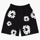 Denim Tears The Cotton Wreath Shorts Black