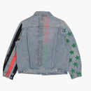 Lágrimas de mezclilla x CPFM 4 de julio Planes de mezclilla chaqueta azul